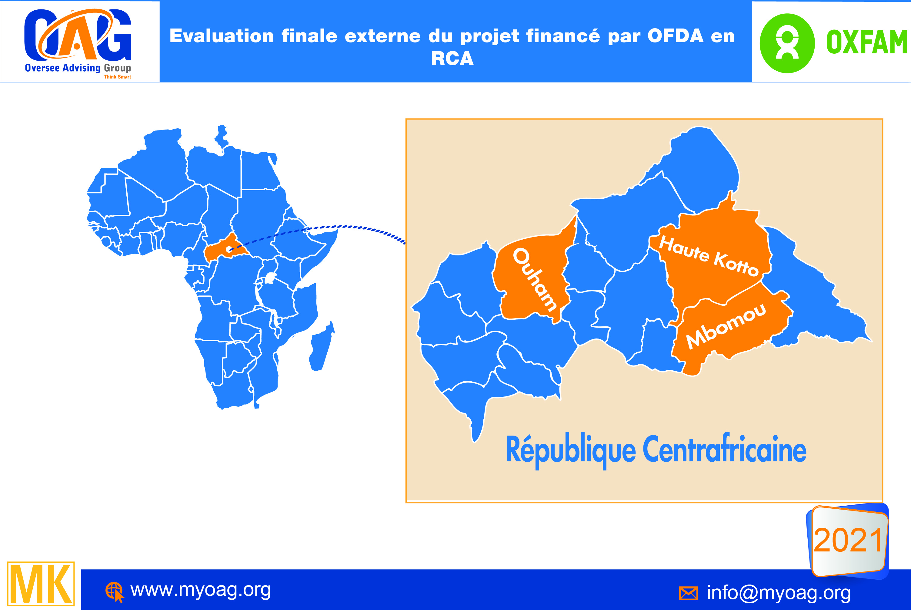 Evaluation finale externe du projet financé par OFDA en RCA