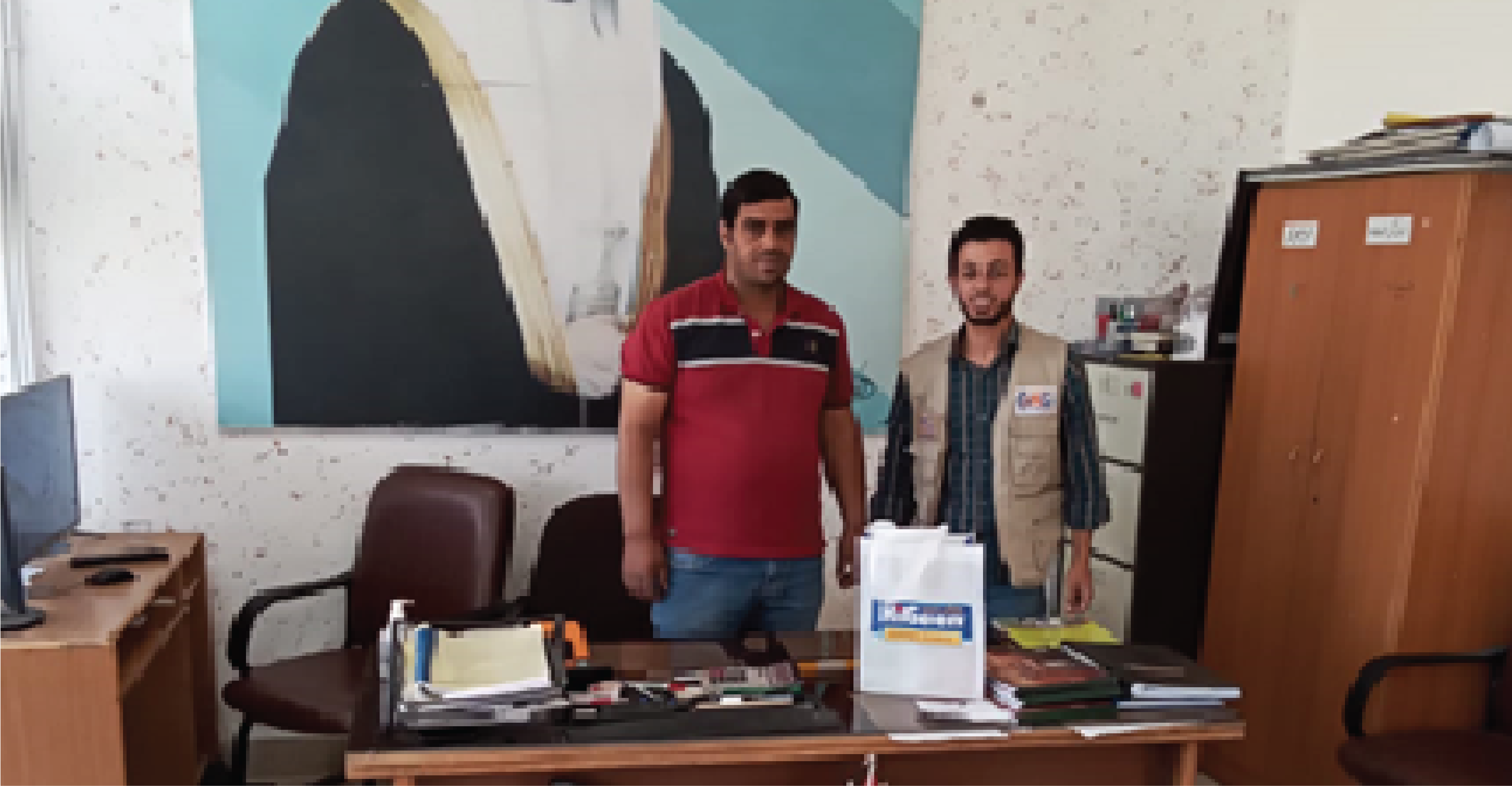 informer interview with the school principle, Balama-Mafraq,